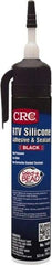 CRC - 8 oz Tube Black RTV Silicone Gasket Sealant - -30 to 450°F Operating Temp, 24 hr Full Cure Time - A1 Tooling