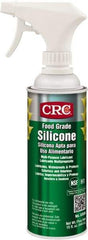 CRC - 16 oz Trigger Spray Can Nondrying Film/Silicone Penetrant/Lubricant - Clear & White, -40°F to 400°F, Food Grade - A1 Tooling