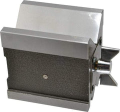 Value Collection - 4.76 to 2-3/4" Capacity, 90° Angle, Steel V-Block - 4" Long x 3" Wide x 3-3/4" High, Sold as Individual - A1 Tooling