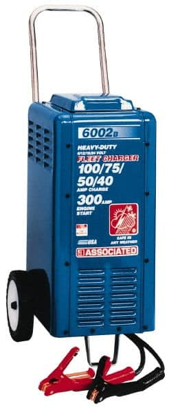 Associated Equipment - 6/12/18/24 Volt Heavy-Duty Charger - 100 Amps/80 Amps/50 Amps/40 Amps, 400 Starter Amps - A1 Tooling