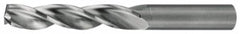 Walter-Titex - 9.1mm 150° Solid Carbide Jobber Drill - Bright Finish, Right Hand Cut, Spiral Flute, Straight Shank, 3-5/16" OAL, Standard Point - A1 Tooling