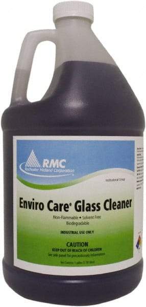 Rochester Midland Corporation - 1 Gal Bottle Fresh Glass Cleaner - Concentrated, Use on Ceramic Tile, Formica, Glass Surfaces, Mirrors, Plastic Surfaces, Stainless Steel - A1 Tooling