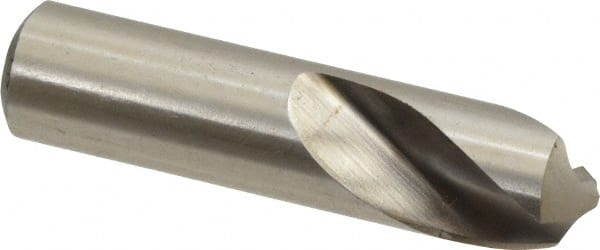 Interstate - 1/2" Body Diam, 118°, 2" OAL, High Speed Steel Spotting Drill - A1 Tooling