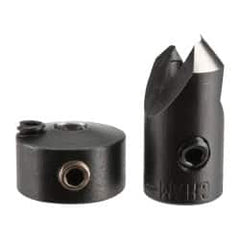 Vernon - 5/16" Cutter Diam, #30 Drill Combatibility, 1/4" Collar Thickness, Adjustable Depth Drill Countersink - A1 Tooling