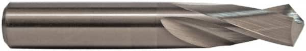 M.A. Ford - 9/32" 118° Spiral Flute Solid Carbide Screw Machine Drill Bit - ALtima Finish, Right Hand Cut, 1" Flute Length, 2-1/2" OAL, Straight Shank - A1 Tooling