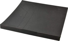 Made in USA - 12" Long, 12" Wide, 1" Thick, Neoprene Rubber Foam Sheet - 35 to 45 Durometer, Black, -40 to 220°F, 1,500 psi Tensile Strength, Stock Length - A1 Tooling