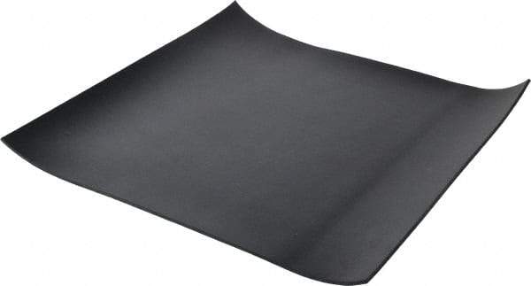 Made in USA - 12" Long, 12" Wide, 0.093" Thick, Buna-N Rubber Foam Sheet - 50 to 60 Durometer, Black, -40 to 212°F, 1,500 psi Tensile Strength, Stock Length - A1 Tooling