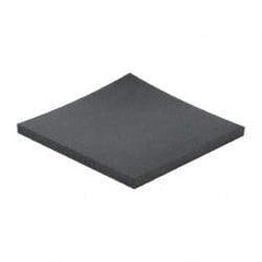 Made in USA - 12" Long, 12" Wide, 1/2" Thick, Buna-N Rubber Foam Sheet - 65 to 75 Durometer, Black, -40 to 212°F, 1,500 psi Tensile Strength, Stock Length - A1 Tooling