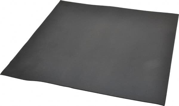 Made in USA - 12" Long, 12" Wide, 1/16" Thick, Neoprene Rubber Foam Sheet - 45 to 55 Durometer, Black, -40 to 212°F, 1,000 psi Tensile Strength, Stock Length - A1 Tooling