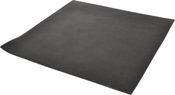 Made in USA - 12" Long, 12" Wide, 1/8" Thick, Neoprene Rubber Foam Sheet - 45 to 55 Durometer, Black, -40 to 212°F, 1,000 psi Tensile Strength, Stock Length - A1 Tooling