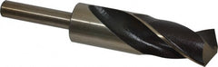 Interstate - 1-5/32" Drill, 118° Point, Cobalt Silver Deming & Reduced Shank Drill Bit - A1 Tooling