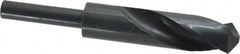 Interstate - 24mm Drill, 118° Point, High Speed Steel Silver Deming & Reduced Shank Drill Bit - A1 Tooling