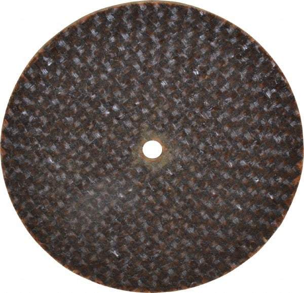 Norton - 2" 60 Grit Aluminum Oxide Cutoff Wheel - 0.06" Thick, 1/8" Arbor, 30,560 Max RPM, Use with Die Grinders - A1 Tooling