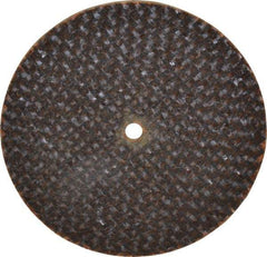 Norton - 2" 60 Grit Aluminum Oxide Cutoff Wheel - 0.06" Thick, 1/8" Arbor, 30,560 Max RPM, Use with Die Grinders - A1 Tooling