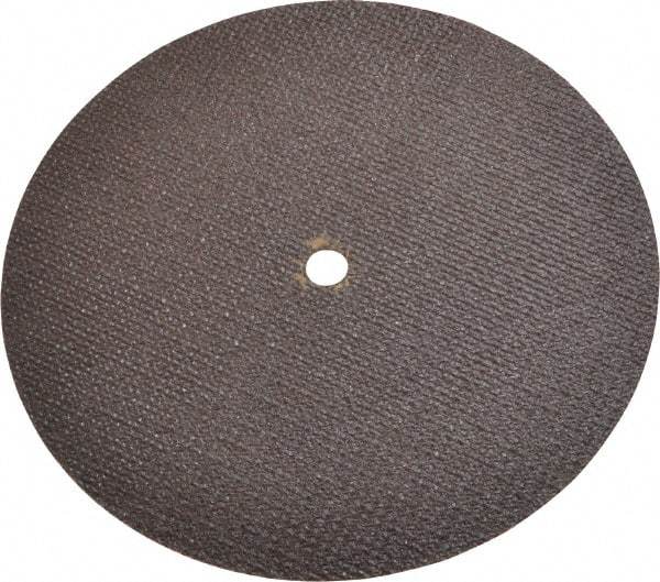 Norton - 6" 60 Grit Aluminum Oxide Cutoff Wheel - 0.035" Thick, 3/8" Arbor, 10,190 Max RPM, Use with Die Grinders - A1 Tooling