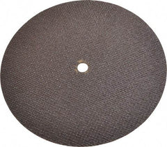 Norton - 6" 60 Grit Aluminum Oxide Cutoff Wheel - 0.035" Thick, 3/8" Arbor, 10,190 Max RPM, Use with Die Grinders - A1 Tooling