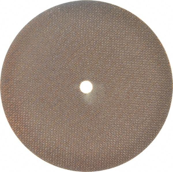 Norton - 7" 60 Grit Aluminum Oxide Cutoff Wheel - 0.035" Thick, 1/2" Arbor, 8,730 Max RPM, Use with Stationary Grinders - A1 Tooling