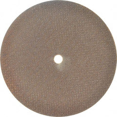 Norton - 7" 60 Grit Aluminum Oxide Cutoff Wheel - 0.035" Thick, 1/2" Arbor, 8,730 Max RPM, Use with Stationary Grinders - A1 Tooling