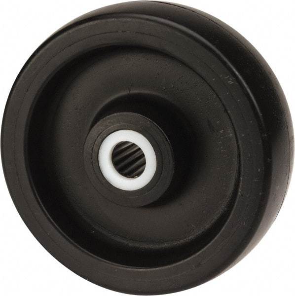 Fairbanks - 6 Inch Diameter x 2 Inch Wide, Polyolefin Caster Wheel - 1,200 Lb. Capacity, 2-3/16 Inch Hub Length, 3/4 Inch Axle Diameter, Roller Bearing - A1 Tooling