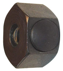 Morton Machine Works - 5/16-18 UNC Steel Right Hand Push Button Hex Nut - 1" Across Flats, 5/8" High, Black Oxide Finish - A1 Tooling