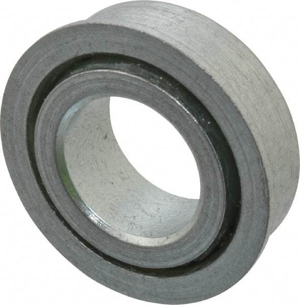 Value Collection - 3/4" Bore Diam, 1-3/8" OD, Open Unground Full Complement Radial Ball Bearing - With Flange, 1 Row, Round Bore, 650 Lb Dynamic Capacity - A1 Tooling