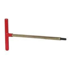 Made in USA - 5/16" Hex, T-Handle, Hex Key - 12" OAL, Chromalloy Steel, Inch System of Measurement - A1 Tooling