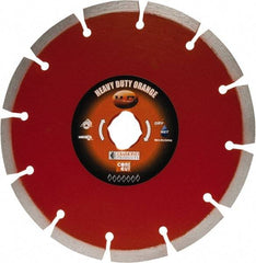 Core Cut - 7" Diam, 20mm Arbor Hole Diam, Wet & Dry Cut Saw Blade - Diamond-Tipped, Standard Round Arbor - A1 Tooling