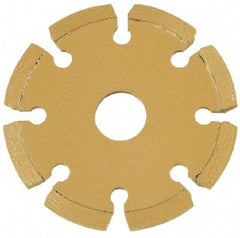 Core Cut - 4-1/2" Diam, 20mm Arbor Hole Diam, Wet & Dry Cut Saw Blade - Diamond-Tipped, Standard Round Arbor - A1 Tooling