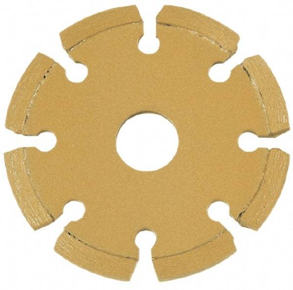 Core Cut - 4" Diam, 20mm Arbor Hole Diam, Wet & Dry Cut Saw Blade - Diamond-Tipped, Standard Round Arbor - A1 Tooling