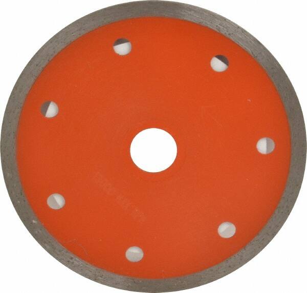 Core Cut - 4" Diam, 5/8" Arbor Hole Diam, Wet & Dry Cut Saw Blade - Diamond-Tipped, Standard Round Arbor - A1 Tooling