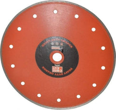 Core Cut - 8" Diam, 5/8" Arbor Hole Diam, Wet & Dry Cut Saw Blade - Diamond-Tipped, Standard Round Arbor - A1 Tooling