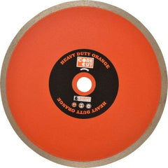 Core Cut - 7" Diam, 5/8" Arbor Hole Diam, Wet & Dry Cut Saw Blade - Diamond-Tipped, Standard Round Arbor - A1 Tooling