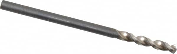 Walter-Titex - 0.0866" 130° Parabolic Flute Vanadium High Speed Steel Screw Machine Drill Bit - A1 Tooling