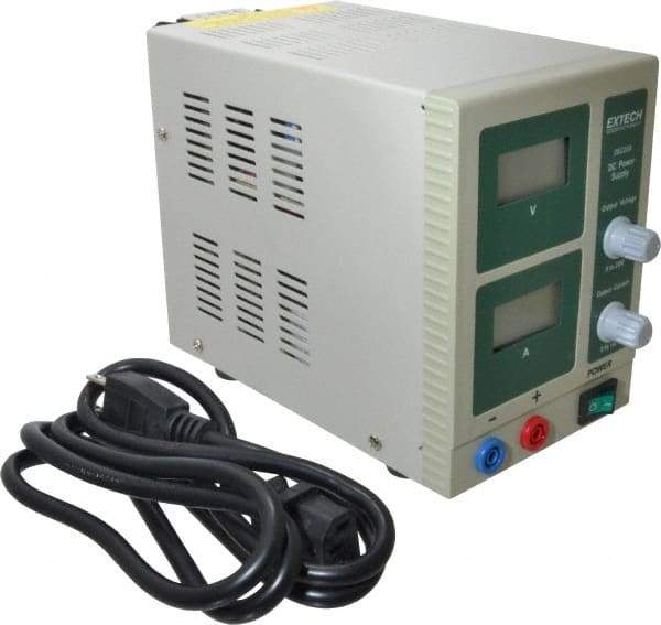 Extech - 30 Watt, 1 Amp, 30 VDC Output, Benchtop Power Supply - 1 Output, LCD Display - A1 Tooling