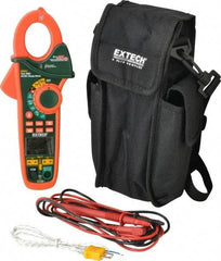 Extech - EX623, CAT III, Digital True RMS Auto Ranging Clamp Meter with 1-1/4" Clamp On Jaws - 600 VAC/VDC, 400 AC/DC Amps, Measures Voltage, Capacitance, Current, Frequency, Resistance, Temperature - A1 Tooling