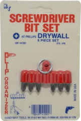 Value Collection - 6 Piece, Screwdriver Bit Set - Phillips with Clip - A1 Tooling