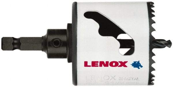 Lenox - 2-7/8" Diam, 1-1/2" Cutting Depth, Hole Saw - Bi-Metal Saw, Toothed Edge - A1 Tooling