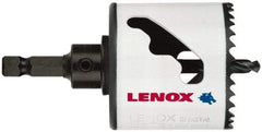 Lenox - 3" Diam, 1-9/16" Cutting Depth, Hole Saw - Bi-Metal Saw, Toothed Edge - A1 Tooling