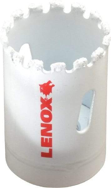 Lenox - 1-3/8" Diam, 1-5/8" Cutting Depth, Hole Saw - Carbide Grit Saw, Gulleted Edge - A1 Tooling