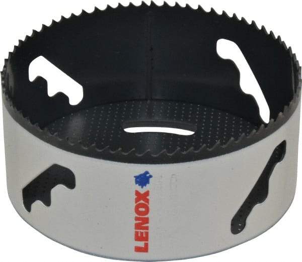 Lenox - 4-5/8" Diam, 1-1/2" Cutting Depth, Hole Saw - Bi-Metal Saw, Toothed Edge - A1 Tooling