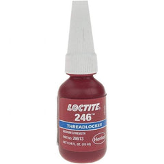 Loctite - 10 mL Bottle, Blue, Medium Strength Liquid Threadlocker - Series 246 - A1 Tooling