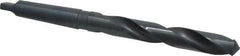 Interstate - 15/16", 3MT 118° Point High Speed Steel Taper Shank Drill Bit - Oxide Finish, 6-1/4" Flute Length, 11" OAL, Spiral Flute - A1 Tooling