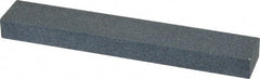 Made in USA - 120 Grit Aluminum Oxide Rectangular Polishing Stone - Fine Grade, 1" Wide x 6" Long x 1/2" Thick - A1 Tooling