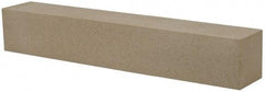 Made in USA - 320 Grit Aluminum Oxide Square Polishing Stone - Extra Fine Grade, 1" Wide x 6" Long x 1" Thick - A1 Tooling