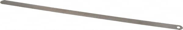 Starrett - 0.0015 Inch Thick x 1/2 Inch Wide x 12 Inch Leaf Length, Parallel Feeler Gage - Tempered Steel - A1 Tooling