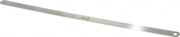 Starrett - 0.003 Inch Thick x 1/2 Inch Wide x 12 Inch Leaf Length, Parallel Feeler Gage - Tempered Steel - A1 Tooling