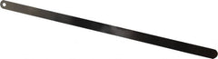 Starrett - 0.006 Inch Thick x 1/2 Inch Wide x 12 Inch Leaf Length, Parallel Feeler Gage - Tempered Steel - A1 Tooling