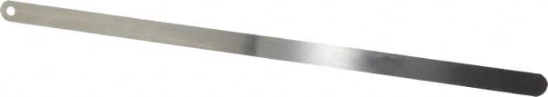 Starrett - 0.009 Inch Thick x 1/2 Inch Wide x 12 Inch Leaf Length, Parallel Feeler Gage - Tempered Steel - A1 Tooling