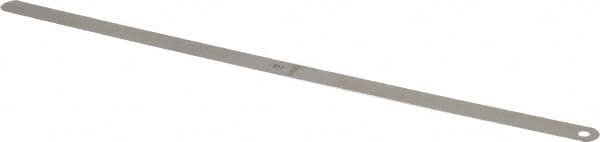 Starrett - 0.011 Inch Thick x 1/2 Inch Wide x 12 Inch Leaf Length, Parallel Feeler Gage - Tempered Steel - A1 Tooling