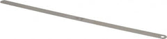 Starrett - 0.011 Inch Thick x 1/2 Inch Wide x 12 Inch Leaf Length, Parallel Feeler Gage - Tempered Steel - A1 Tooling